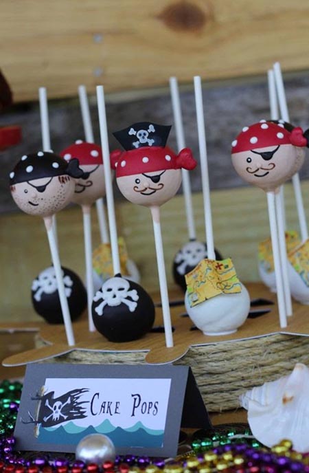 Cake pops festa pirata