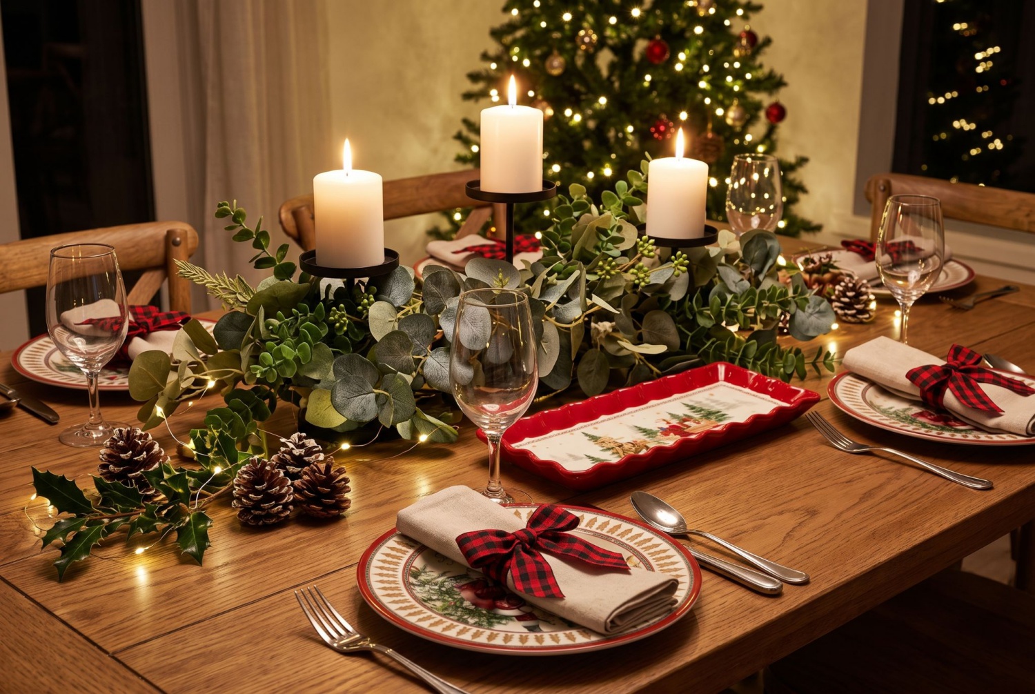 decoração para o almoço de natal rica festa